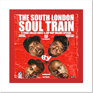 POSTER TOUR - SOUL TRAIN THE SOUTH LONDON 16 Posters and Art